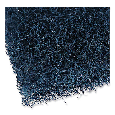 Boardwalk Extra Heavy-Duty Scour Pad, 3.5 x 5, Dark Blue, 20/Carton (BWK188)