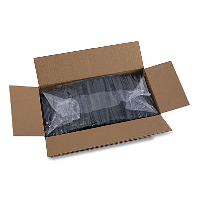 Boardwalk Heavyweight Polystyrene Cutlery, Knife, Black, 1000/Carton (BWKKNIFEHWBLA)