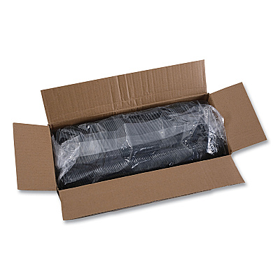 Boardwalk Heavyweight Polystyrene Cutlery, Teaspoon, Black, 1000/Carton (BWKSPOONHWBLA)