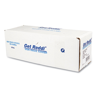 Inteplast Group Bun Rack and Pan Cover, 52 x 80, 1-Rack, 15 Micron, Clear, 50/Carton (IBSBR52X80)