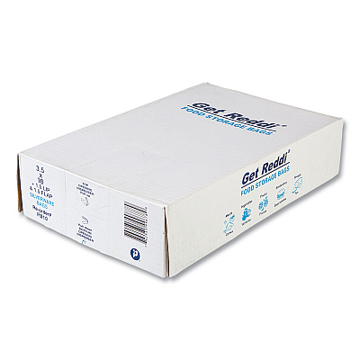 Inteplast Group Silverware Bags, 3.5" x 1.5" x 10", Clear, 2,000/Carton (IBSPB10)