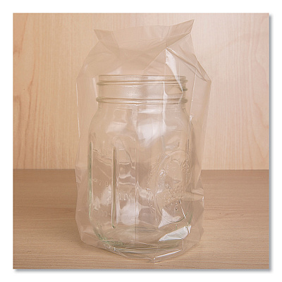 Inteplast Group Food Bags, 16 oz, 4" x 2" x 8", Clear, 1,000/Carton (IBSPB040208)