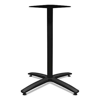 HON Between Seated-Height X-Base for 30" to 36" Table Tops, 26.18w x 29.57h, Black (HONBTX30SCBK)