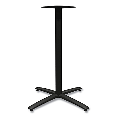 HON Between Standing-Height X-Base for 42" Table Tops, 32.68w x 41.12h, Black (HONBTX42LCBK)
