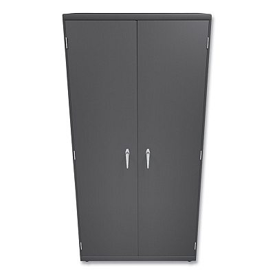 HON Assembled Storage Cabinet, 36w x 24.25d x 71.75, Charcoal (HONSC2472S)