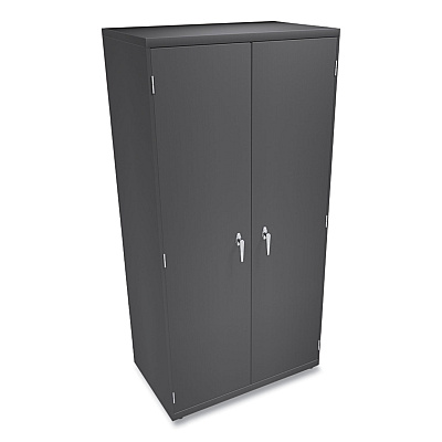 HON Assembled Storage Cabinet, 36w x 24.25d x 71.75, Charcoal (HONSC2472S)