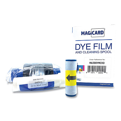 Magicard MA300YMCKO Printer Ribbon, Black/Cyan/Magenta/Yellow
