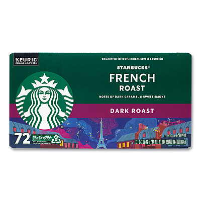 Starbucks French Roast K-Cups, 72/Carton (GRR22002159)