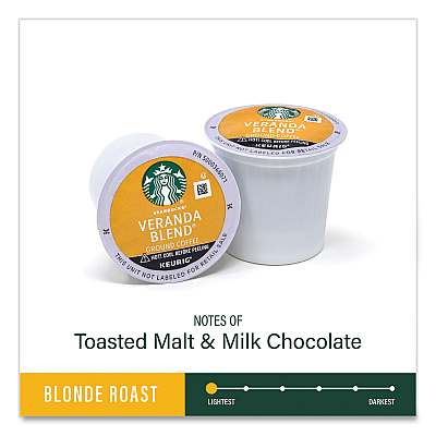 Starbucks Veranda Blend Coffee K-Cups, 72/Carton (GRR22002161)