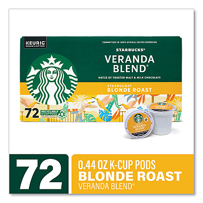 Starbucks Veranda Blend Coffee K-Cups, 72/Carton (GRR22002161)