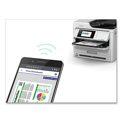 Epson WorkForce Pro WF-M5899 Monochrome MFP Printer, Copy/Fax/Print/Scan (EPSC11CK76201)