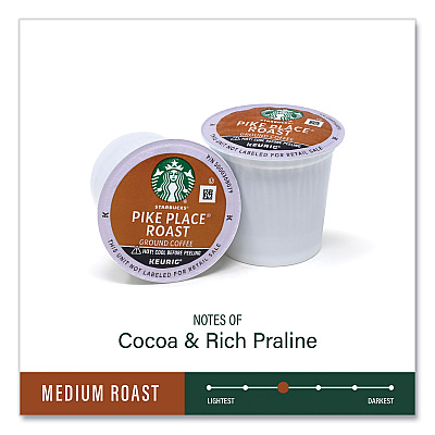 Starbucks Pike Place Coffee K-Cups, 72/Carton (GRR22002158)