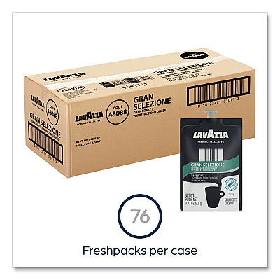 FLAVIA Gran Selezione Coffee Freshpack, Gran Selezione, 0.32 oz Pouch, 76/Carton (LAV48088)