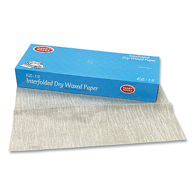 Handy Wacks Interfolded Dry Waxed Paper Deli Sheets, 10.75 x 15, 500 Box, 12 Boxes/Carton (HWAEZ15)