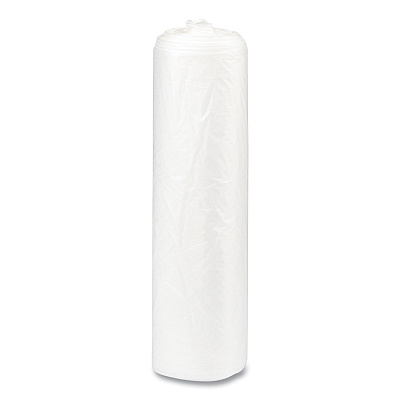 Inteplast Group High-Density Commercial Can Liners, 16 gal, 6 mic, 24" x 33", Natural, Interleaved Roll, 50 Bags/Roll, 20 Rolls/Carton (IBSS243306N)