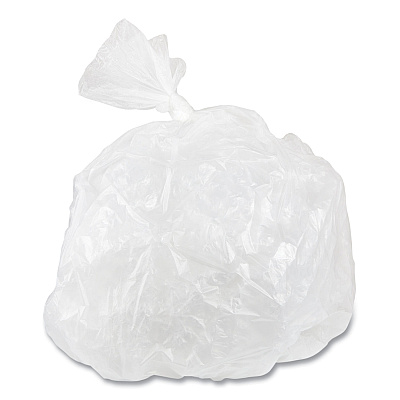 Inteplast Group High-Density Commercial Can Liner Value Pack, 33 gal, 10 mic, 33" x 39", Clear, Interleaved Roll, 25 Bags/Roll, 20 Rolls/CT (IBSVALH3340N11)