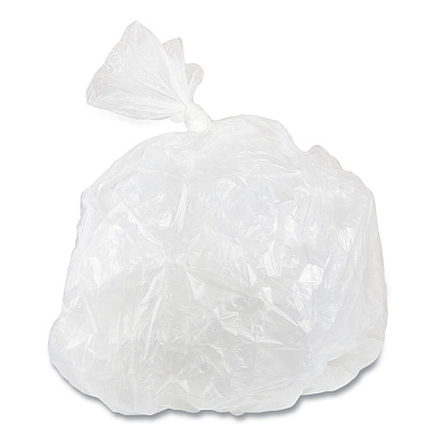 Inteplast Group High-Density Commercial Can Liner Value Pack, 45 gal, 11 mic, 40" x 46", Clear, Interleaved Roll, 25 Bags/Roll, 10 Rolls/CT (IBSVALH4048N12)