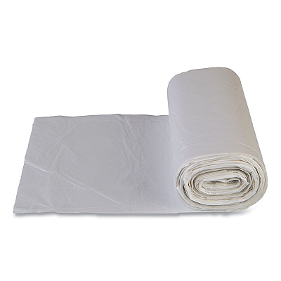 Inteplast Group High-Density Commercial Can Liner Value Pack, 60 gal, 14 mic, 43" x 46", Clear, Interleaved Roll, 25 Bags/Roll, 8 Rolls/CT (IBSVALH4348N16)