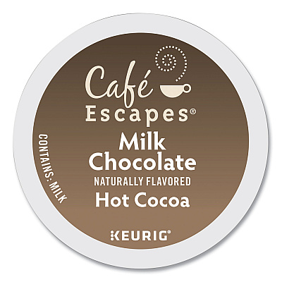 Cafe Escapes Milk Chocolate Hot Cocoa K-Cups, 96/Carton (GMT6801CT)