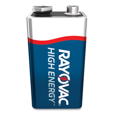 Rayovac High Energy Premium Alkaline 9V Batteries, 8/Pack (RAYA16048PPK)