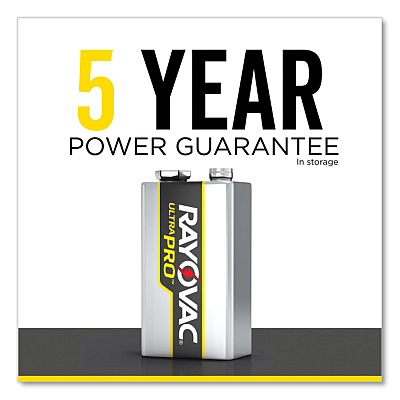 Rayovac Ultra Pro Alkaline 9V Batteries, 6/Pack (RAYAL9V6J)