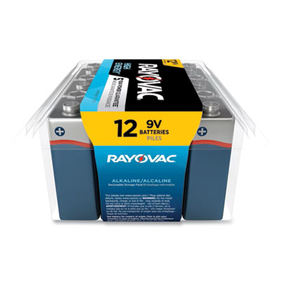 Rayovac High Energy Premium Alkaline 9V Batteries, 8/Pack (RAYA16048PPK)