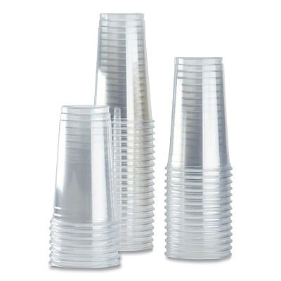 Karat PET Plastic Cups, 32 oz, Clear, 300/Carton (KRTCKC32)