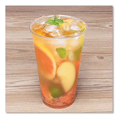 Karat PET Plastic Cups, 24 oz, Clear, 600/Carton (KRTCKC24)