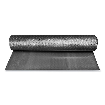 Crown Tuff-Spun Foot Lover Diamond Surface Mat, Rectangular, 36 x 60, Black (CWNFL3660KD)