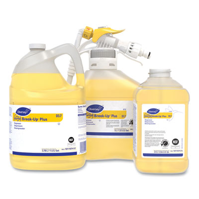 Diversey Suma Break-Up Plus Solvent Free Cleaner Degreaser, Surfactant Scent, 5 L Bottle (DVO101107413)
