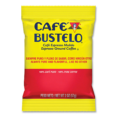 Cafe Bustelo Coffee, Espresso, 2oz Fraction Pack, 30/Carton (FOL01014)