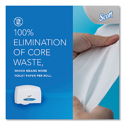 Scott Essential Coreless Jumbo Roll Tissue Dispenser, 14.25 x 6 x 9.75, White (KCC09603)