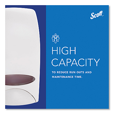 Scott Essential Manual Skin Care Dispenser, 1,000 mL, 5 x 5.25 x 8.38, White (KCC92144)