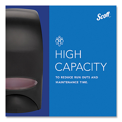 Scott Essential Manual Skin Care Dispenser, For Traditional Business, 1,000 mL, 5 x 5.25 x 8.38, Black (KCC92145)