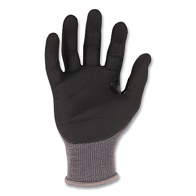 ergodyne ProFlex 7043 ANSI A4 Nitrile Coated CR Gloves, Gray, X-Large, 1 Pair (EGO10525)