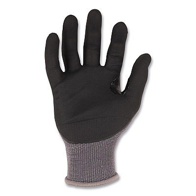 ergodyne ProFlex 7043 ANSI A4 Nitrile Coated CR Gloves, Gray, Small, 12 Pairs (EGO10512)