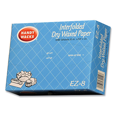 Handy Wacks Interfolded Dry Waxed Paper Deli Sheets, 10.75 x 8, 12/Box (HWAEZ8)