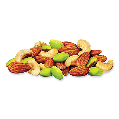 Setton Farms Pistachio Nut Blend, Pistachio, Almonds, Cashews, 4 oz Bag, 10/Carton (SEF5234)