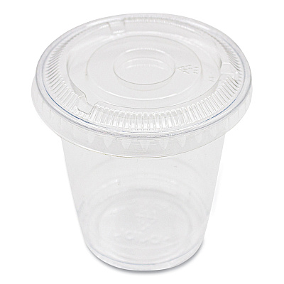 Karat PET Lids, Fits 8 oz to 10 oz Cold Cups, No Hole Flat Lid, Clear, 1,000/Carton (KRTCKC78TSNH)