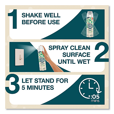 FamilyGuard Disinfectant Spray, Fresh Scent, 17.5 oz Aerosol Spray, 8/Carton (SJN327164)