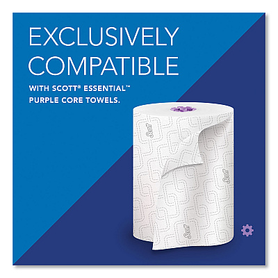 Scott Essential Electronic Hard Roll Towel Dispenser, 12.7 x 9.57 x 15.76, White (KCC48858)