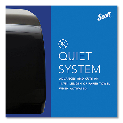 Scott Pro Mod Manual Hard Roll Towel Dispenser, 12.66 x 9.18 x 16.44, Smoke (KCC34346)