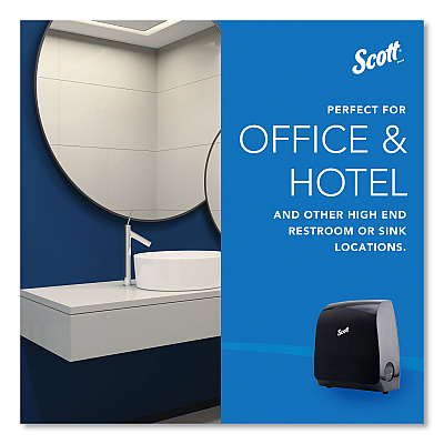 Scott Pro Mod Manual Hard Roll Towel Dispenser, 12.66 x 9.18 x 16.44, Smoke (KCC34346)