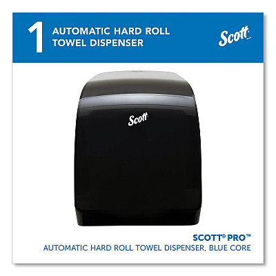 Scott Pro Electronic Hard Roll Towel Dispenser, 12.66 x 9.18 x 16.44, Smoke (KCC34348)