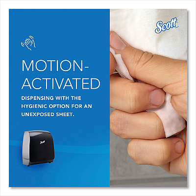 Scott Pro Electronic Hard Roll Towel Dispenser, 12.66 x 9.18 x 16.44, Smoke (KCC34348)