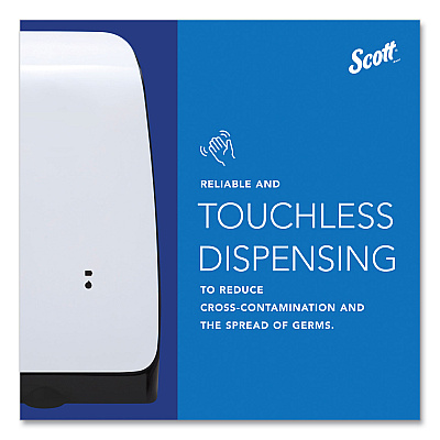 Scott Electronic Skin Care Dispenser, 1,200 mL, 7.3 x 4 x 11.7, White (KCC32499)