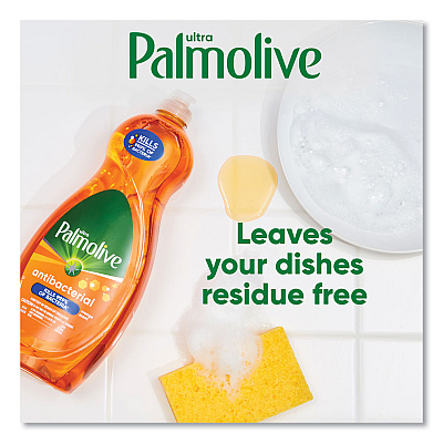 Palmolive Ultra Antibacterial Dishwashing Liquid, Orange Scent, 32.5 oz Bottle, 9/Carton (CPCUS04274CT)
