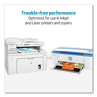 HP Premium32, 100 Bright, 32 lb Bond Weight, 8.5 x 11, Extra Bright White, 250 Sheets/Ream, 6 Reams/Carton (HEW113500)