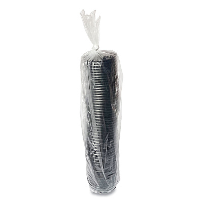 Boardwalk Hot Cup Lids, Fits 4 oz Cup, Black, 1,000/Carton (BWKHOTBL4)