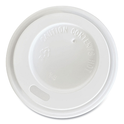 Boardwalk Hot Cup Lids, Fits 4 oz Cup, White, 1,000/Carton (BWKHOTWH4)